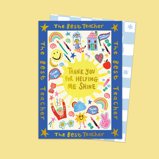 The best teacher card