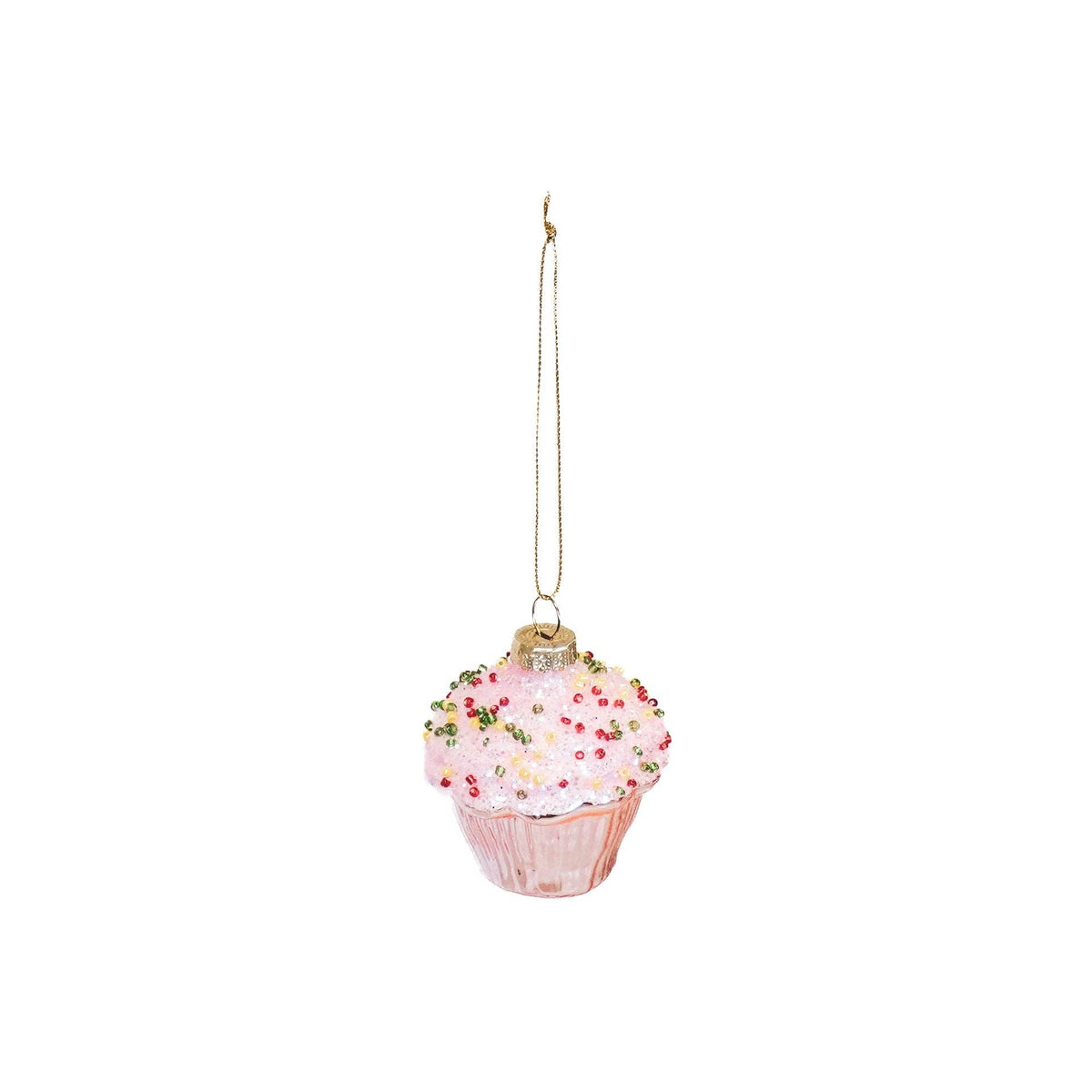 Cupcake a forma di palla di Natale