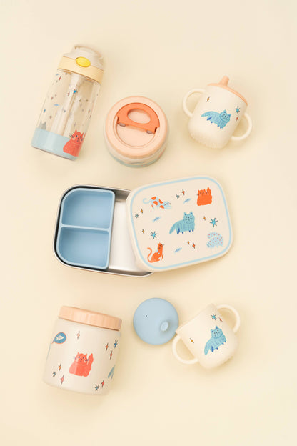 Bouteille Isotherme en Acier Inoxydable pour Enfants Meowtiful Cats