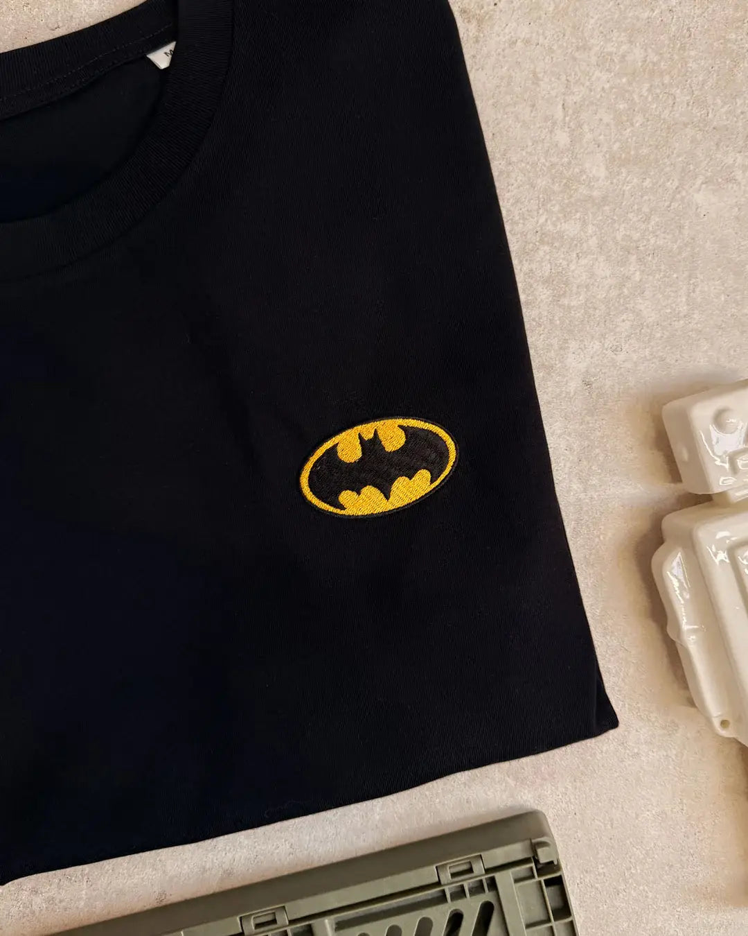 T-shirt Brodé Bat-signal