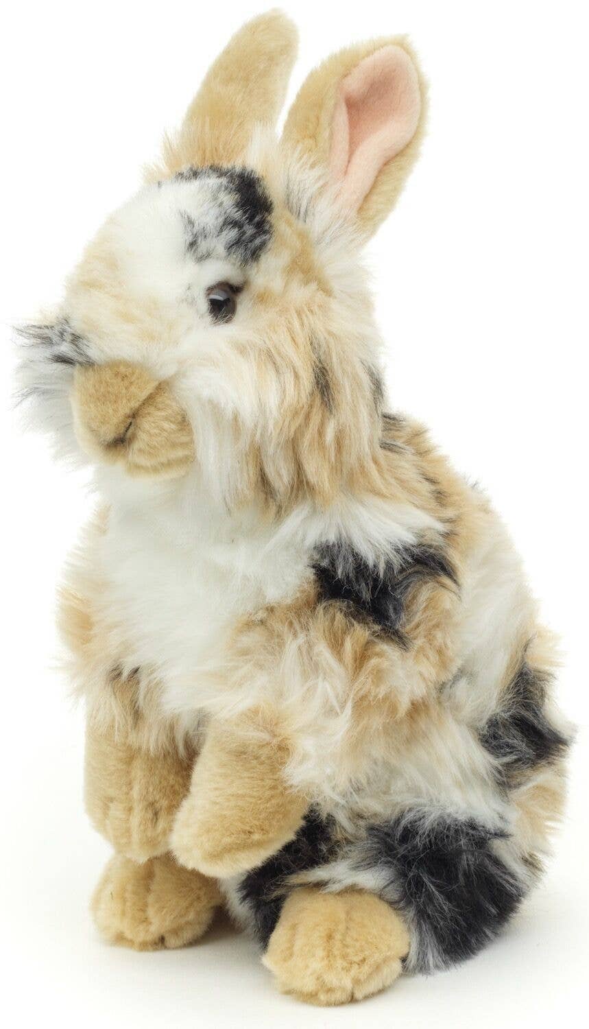 Peluche lapin tête de lion debout