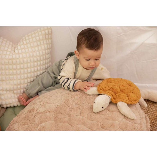 Small plush turtle | Brass