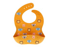 Bavoir en Silicone Feuilles Couleur Sauge