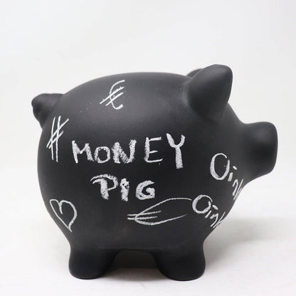 Piggy Bank with Chalk