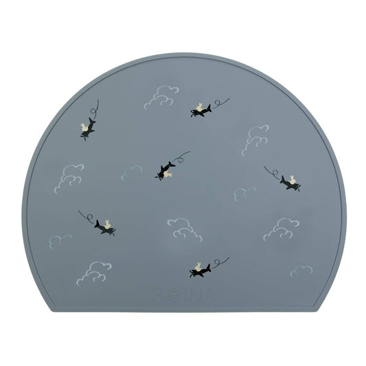 Aviator silicone placemat - Pearl grey