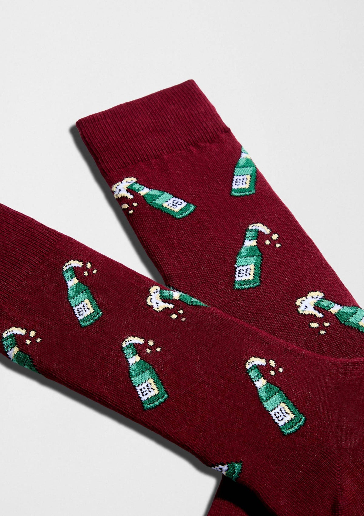 BeBeer Burgundy - Chaussettes 100 % coton biologique: Burdeos / 36/40