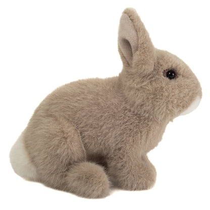 Grey Sitting Rabbit Plush Toy