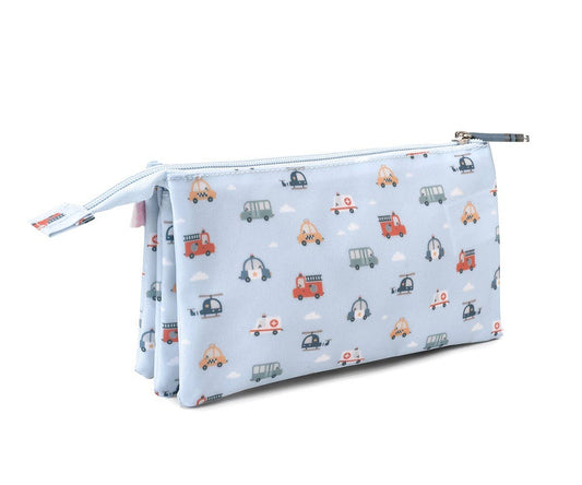 3 Compartment Car Pencil Case