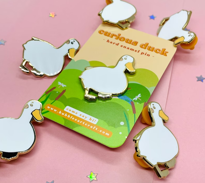 Curious Duck Pin