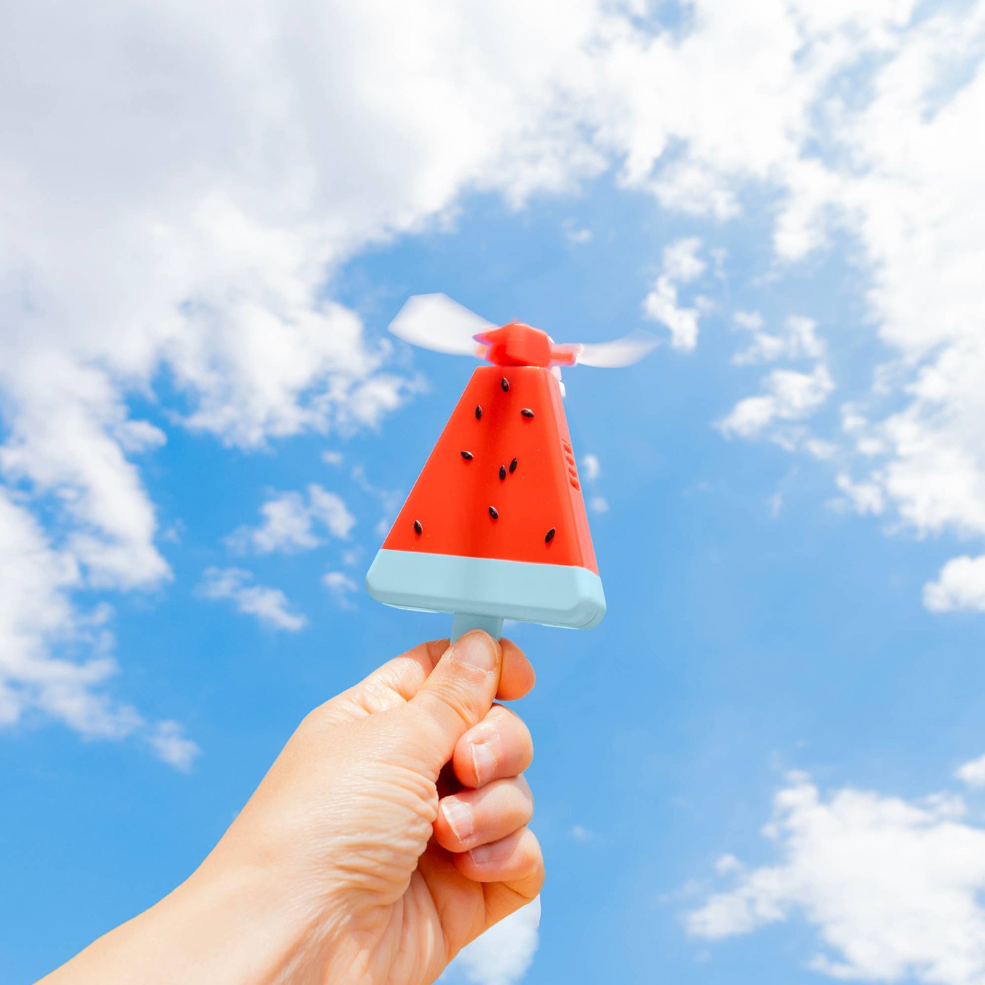 Ventilateur Mini Pastèque Rouge Helio Ferretti Vue 1