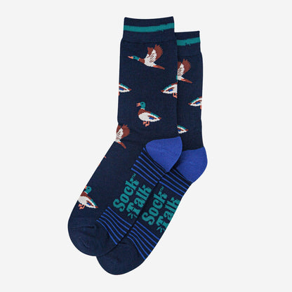 Men's Bamboo Socks - Navy/Royal Blue, Teal