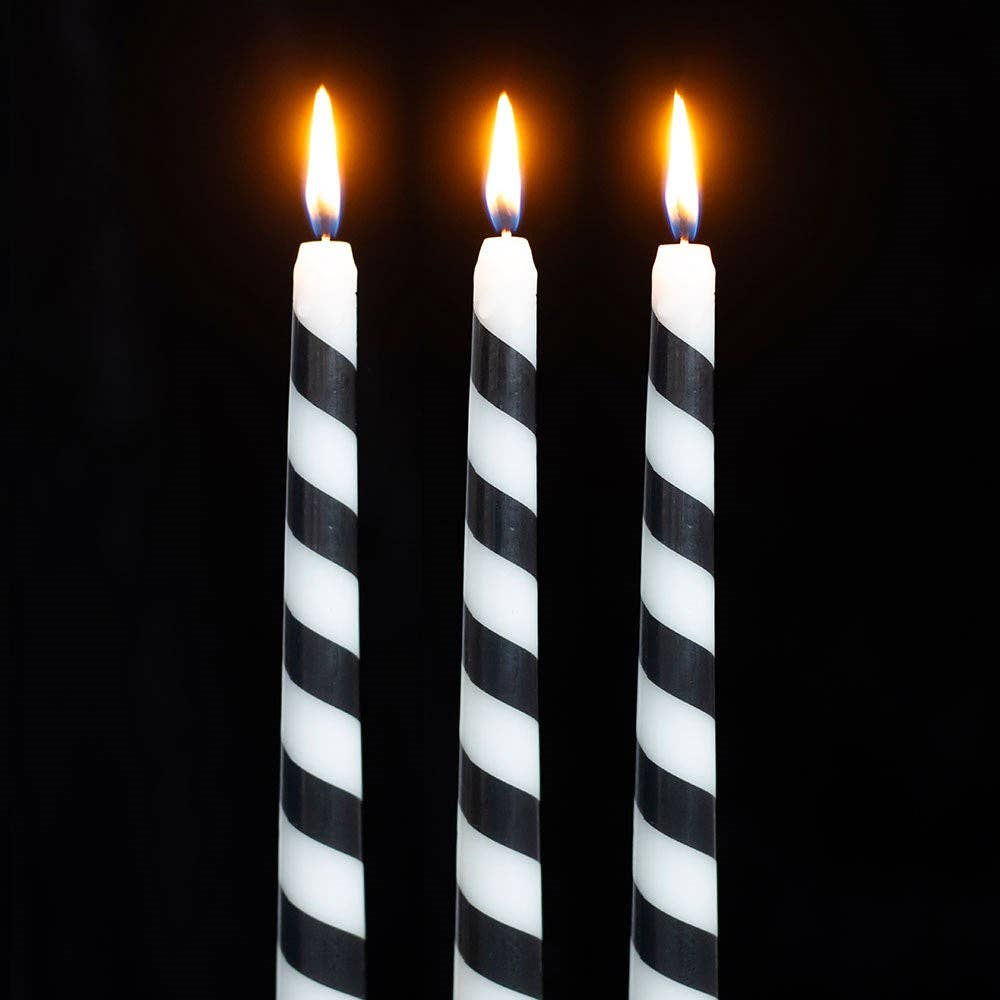 Candele Creepmas a strisce nere