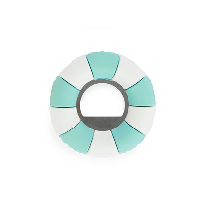Bottle opener, Floats, turquoise, plastic/metal