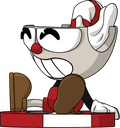 Figurine Cuphead Device Holder