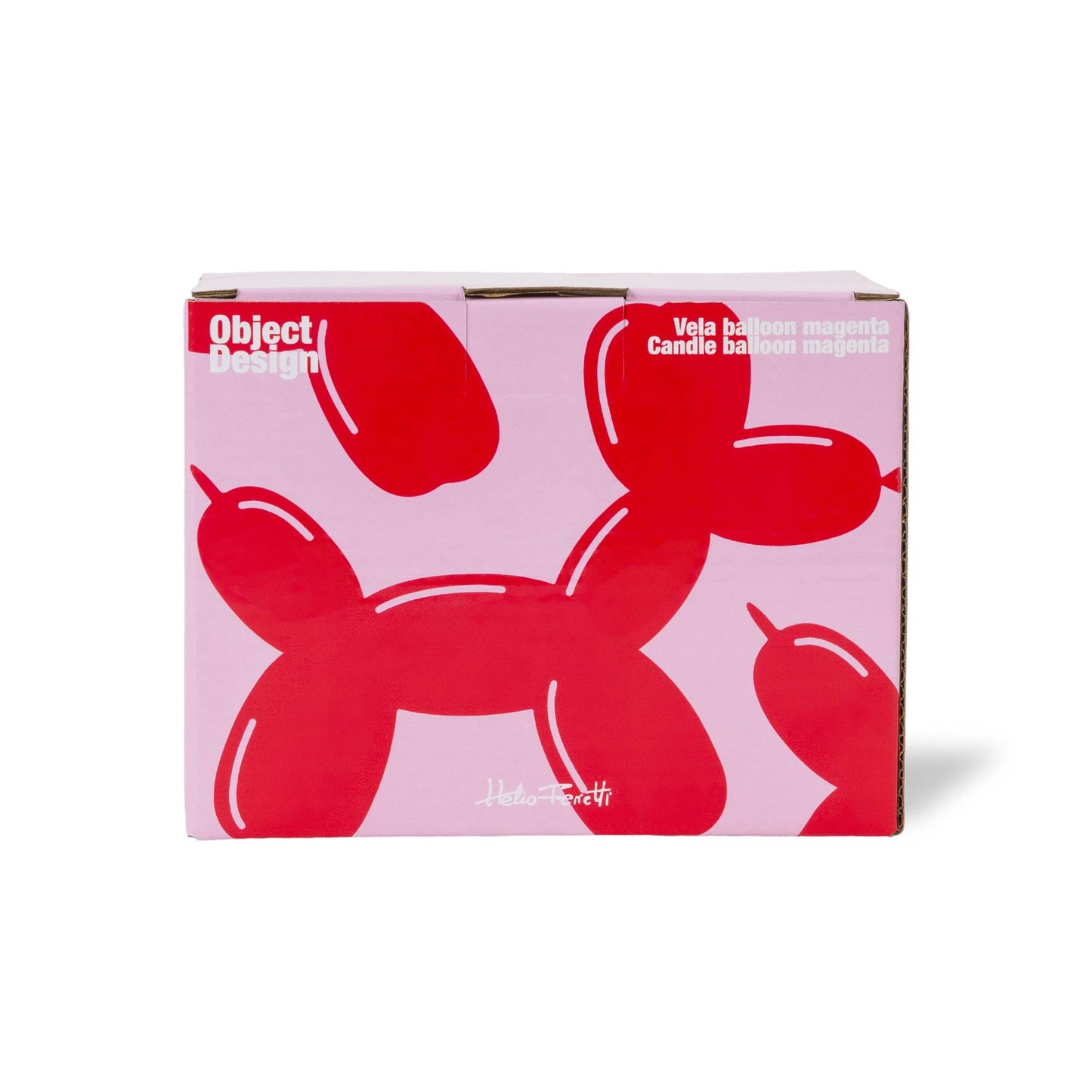 Bougie Chien Ballon Magenta