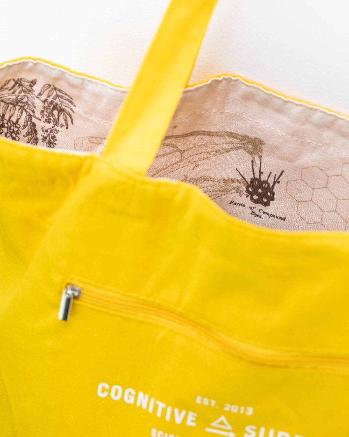 Borsa in tela con api