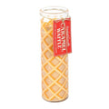 Candela profumata al caramello e waffle