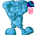 Figurine Blue Chrome Mugman