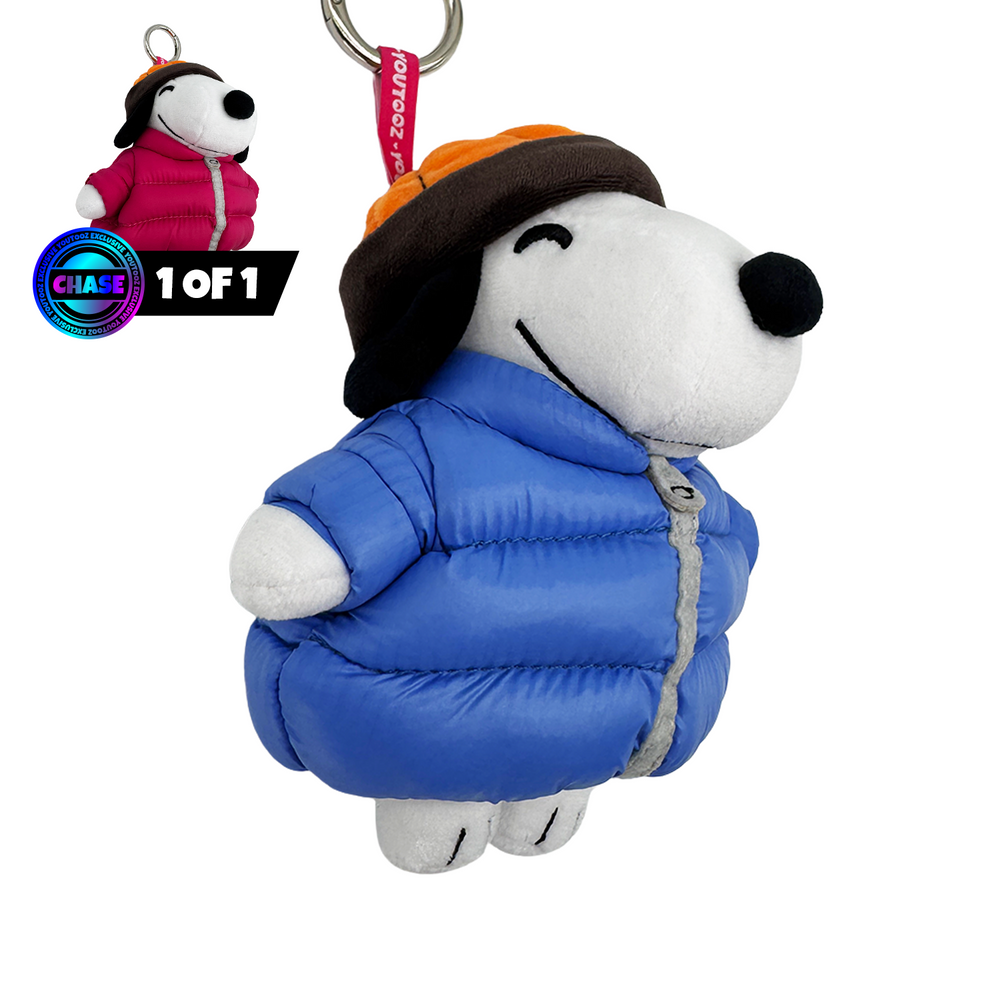 Snoopy Puffer Jacket Plush Keychain