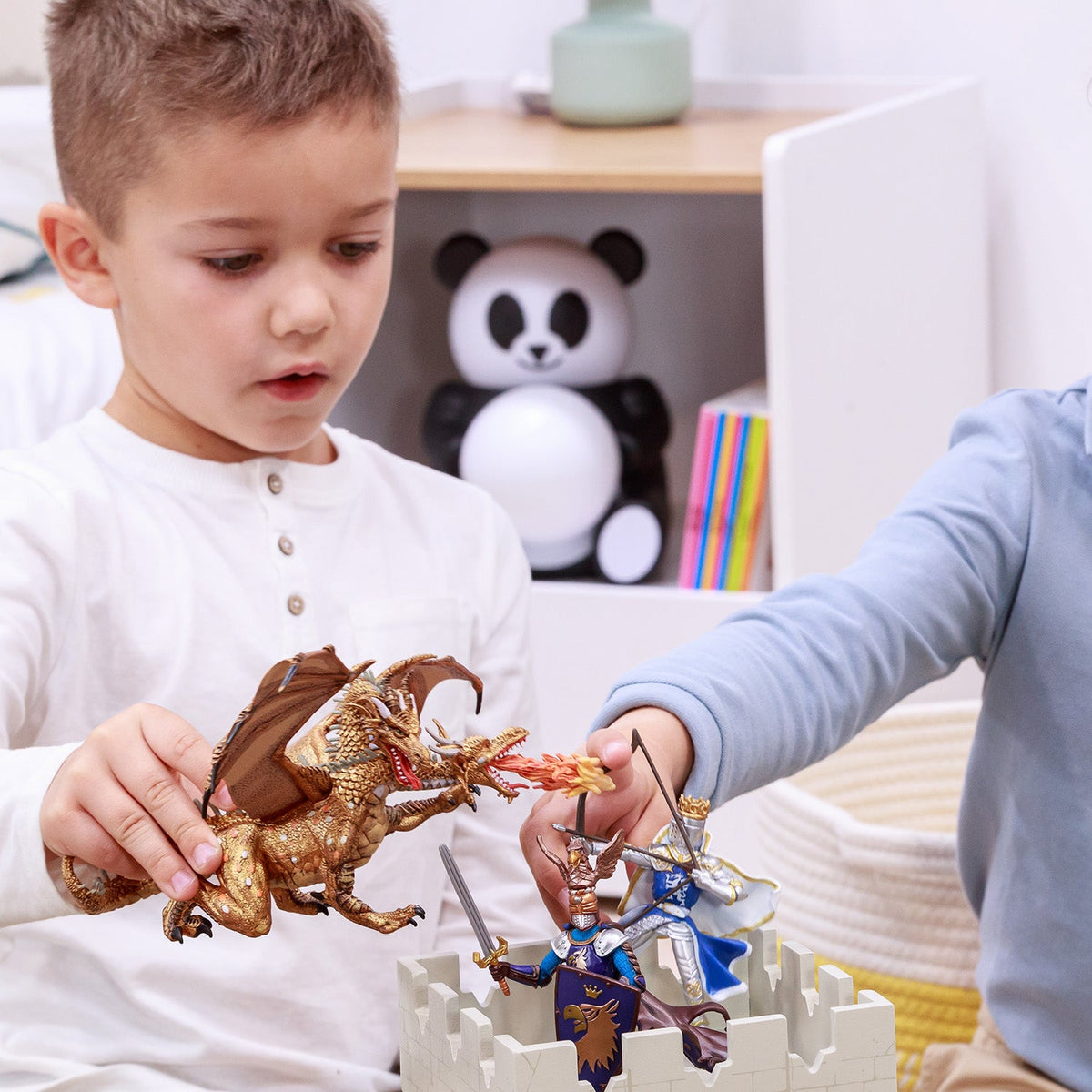 Figurine Roi au dragon à l'arc
