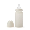 Glass Baby Bottle Vanilla White