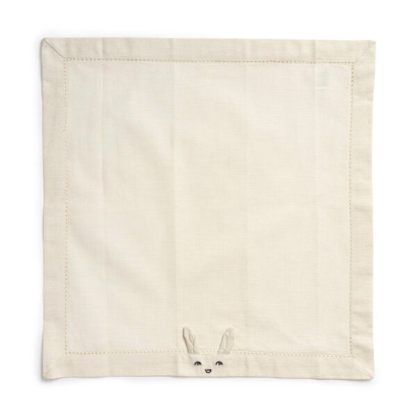 Set of 2 Vanilla White table towels