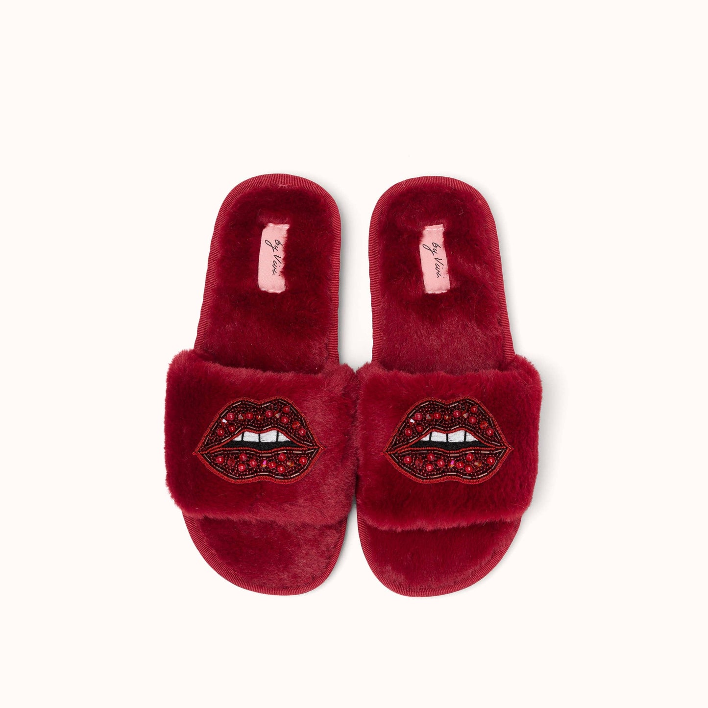 Paire de broches pour Chaussons - Lèvres