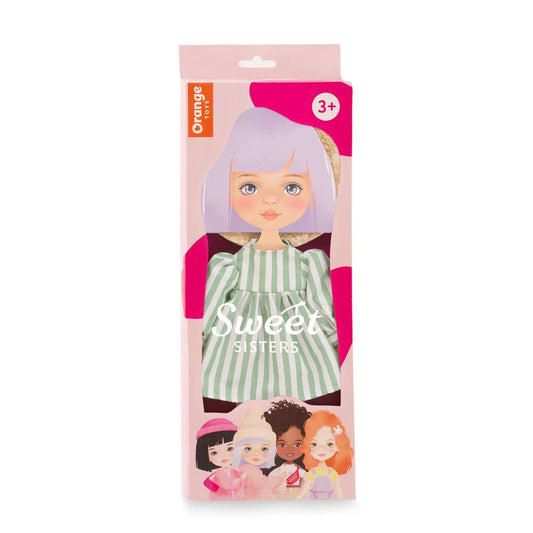 Clothing set: 28cm striped dress