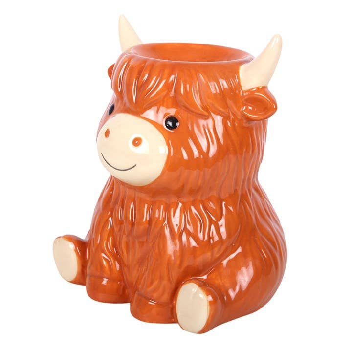 Brûle-parfum et chauffe‑cire Vache des Highlands