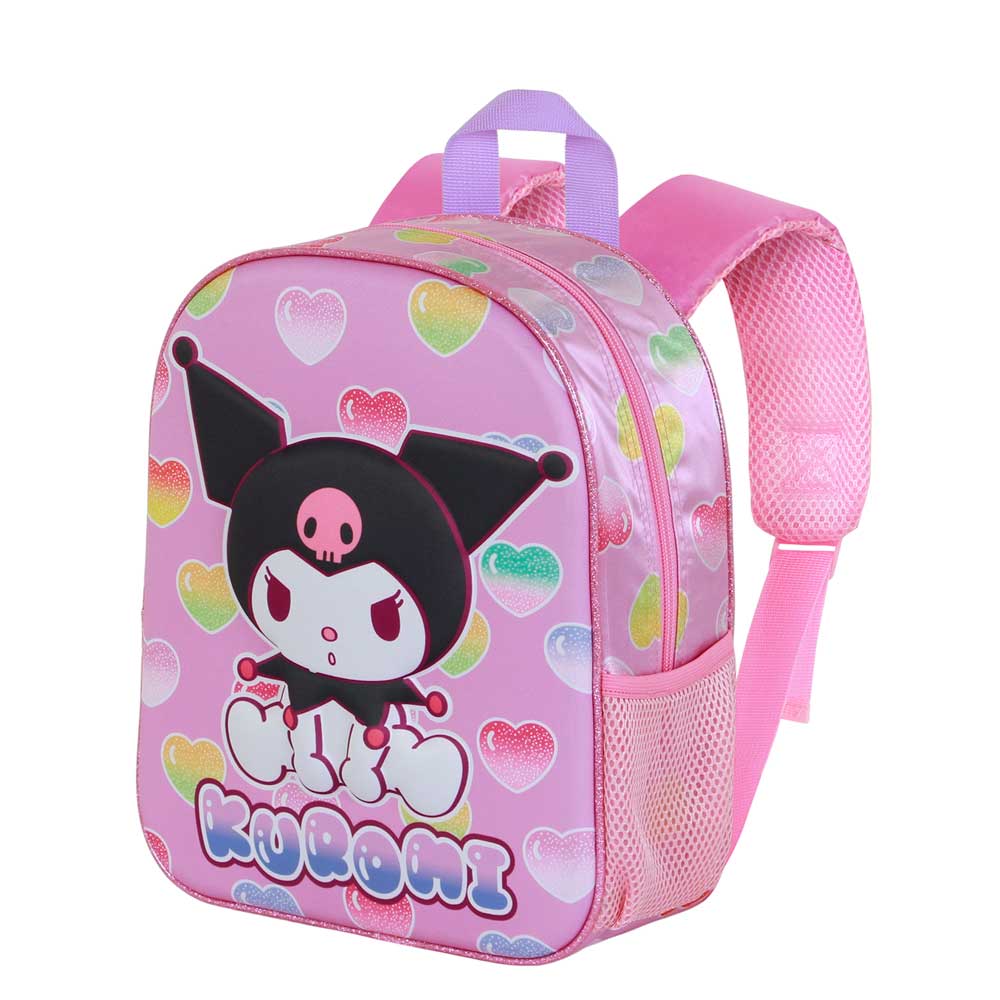 Sac à Dos 3D Elite Hello Kitty « Kuromi Hearts »