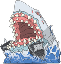 Figurine Shrouded Ghost Megalodon