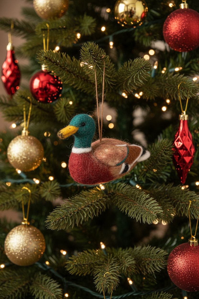 Pallina di Natale in feltro Maddox the Mallard