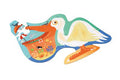 Puzzle di contorno - Pellicano