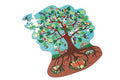 Konturenpuzzle - Arbre Oiseaux