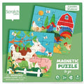 Libro di puzzle magnetico - Fattoria