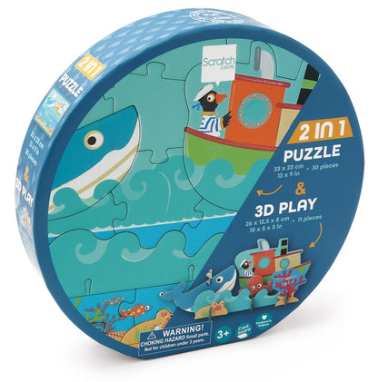 3D Puzzle Play - Ocean