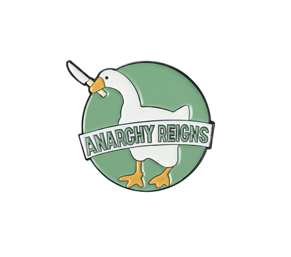 Pin's Canard Blanc "Anarchy Reign"
