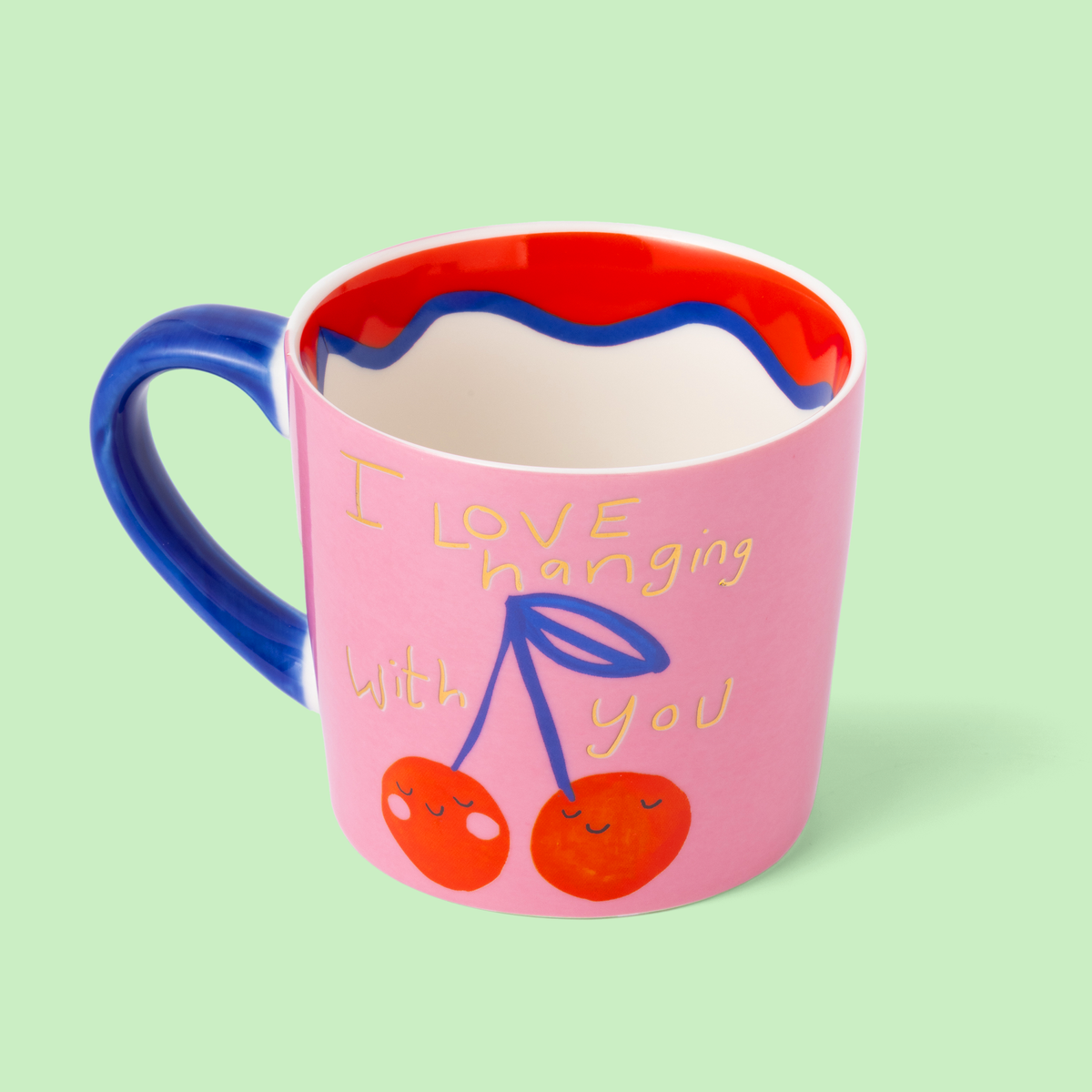 Tazza di ciliegia "Mi piace uscire con te"