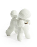 Bougeoir Caniche Blanc