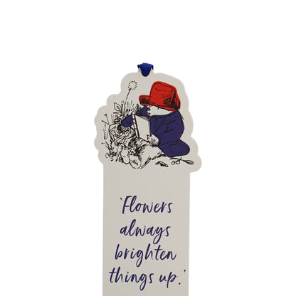 Marque-page Paddington - en forme de papier Fleurs