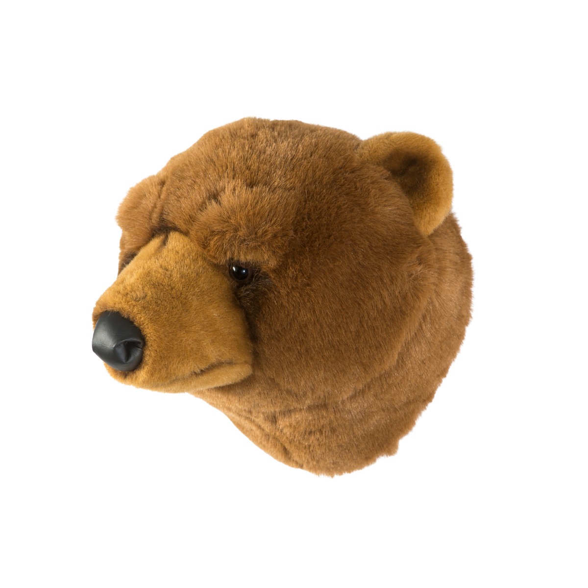 Oliver the brown bear plush wall decoration