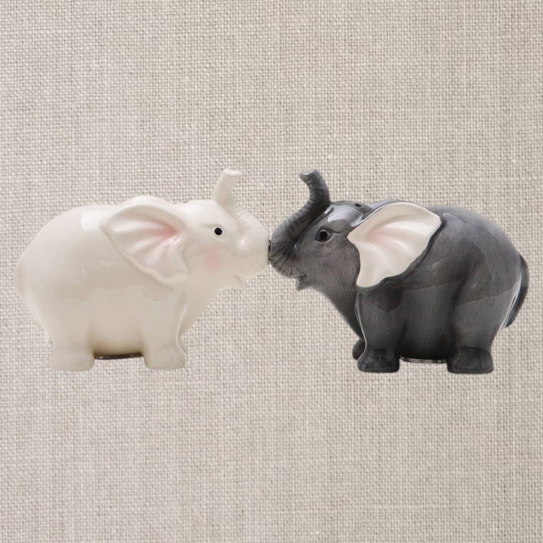 Salière et poivrière Éléphants – vue 2