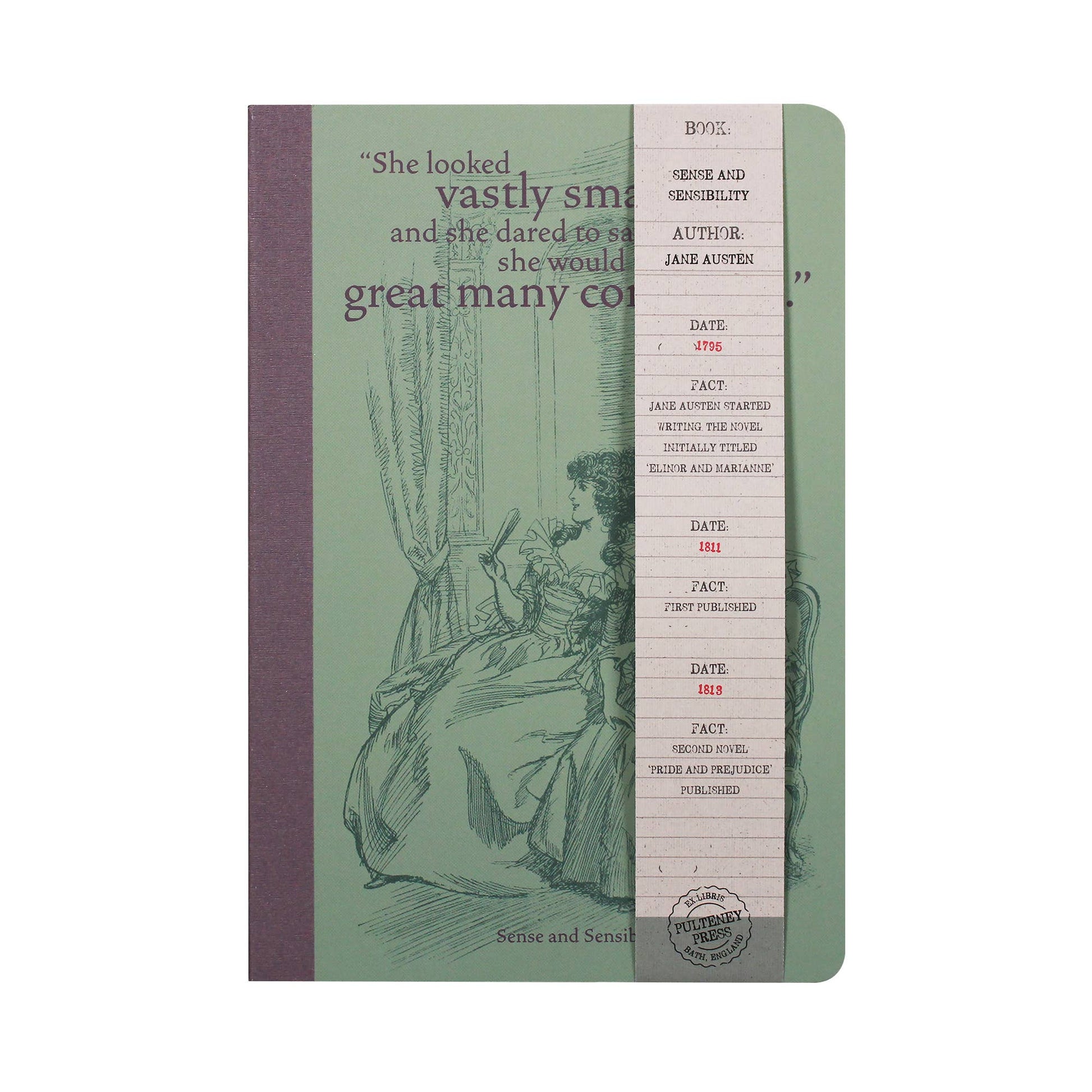 Quaderno A5 (copertina morbida) - Pulteney Press (Jane Austen)