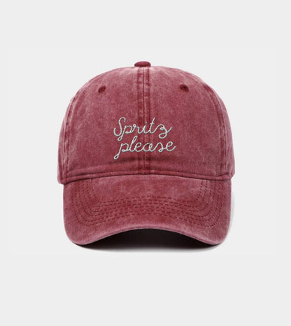 Spritz Please Embroidered Cap