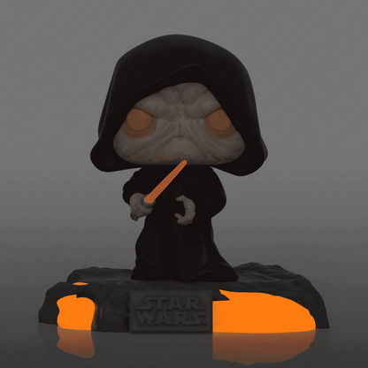 pop deluxe red saber series volume 1 darth sidious glow 519