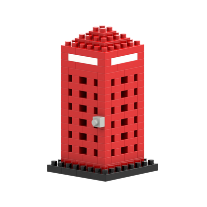 BRIXIES Cabine téléphonique rouge