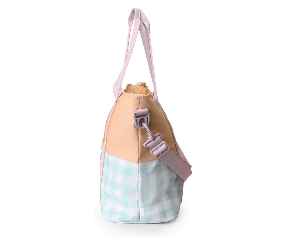 Apricot Stripes Insulated Bag