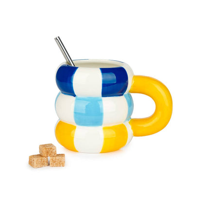 Mug, Floats, yellow, 300 ml, ceramic