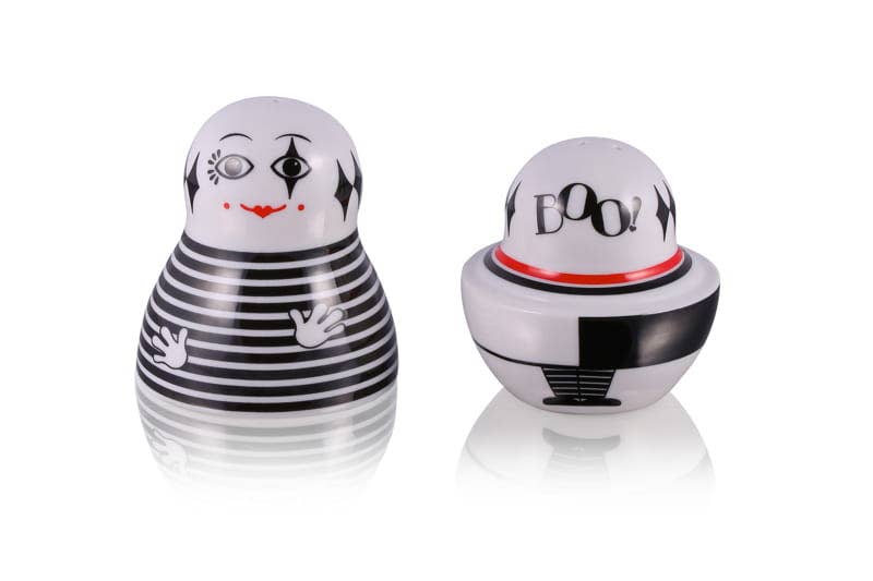 Salière et poivrière Poupée russe “Mime Boo”