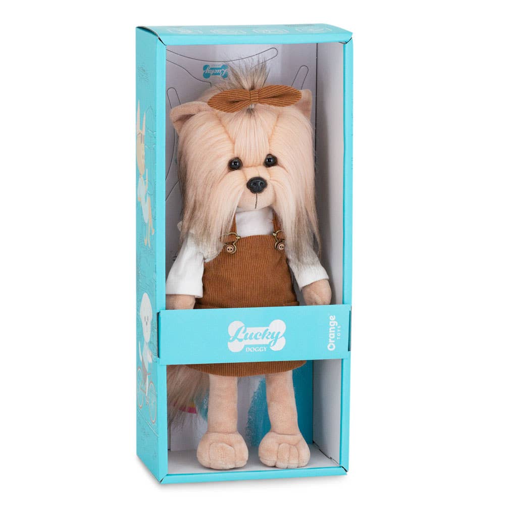 Peluche Lucky Doggy, Lucky Yoyo : Automne 38 cm